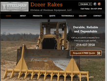 Tablet Screenshot of dozerrakes.com